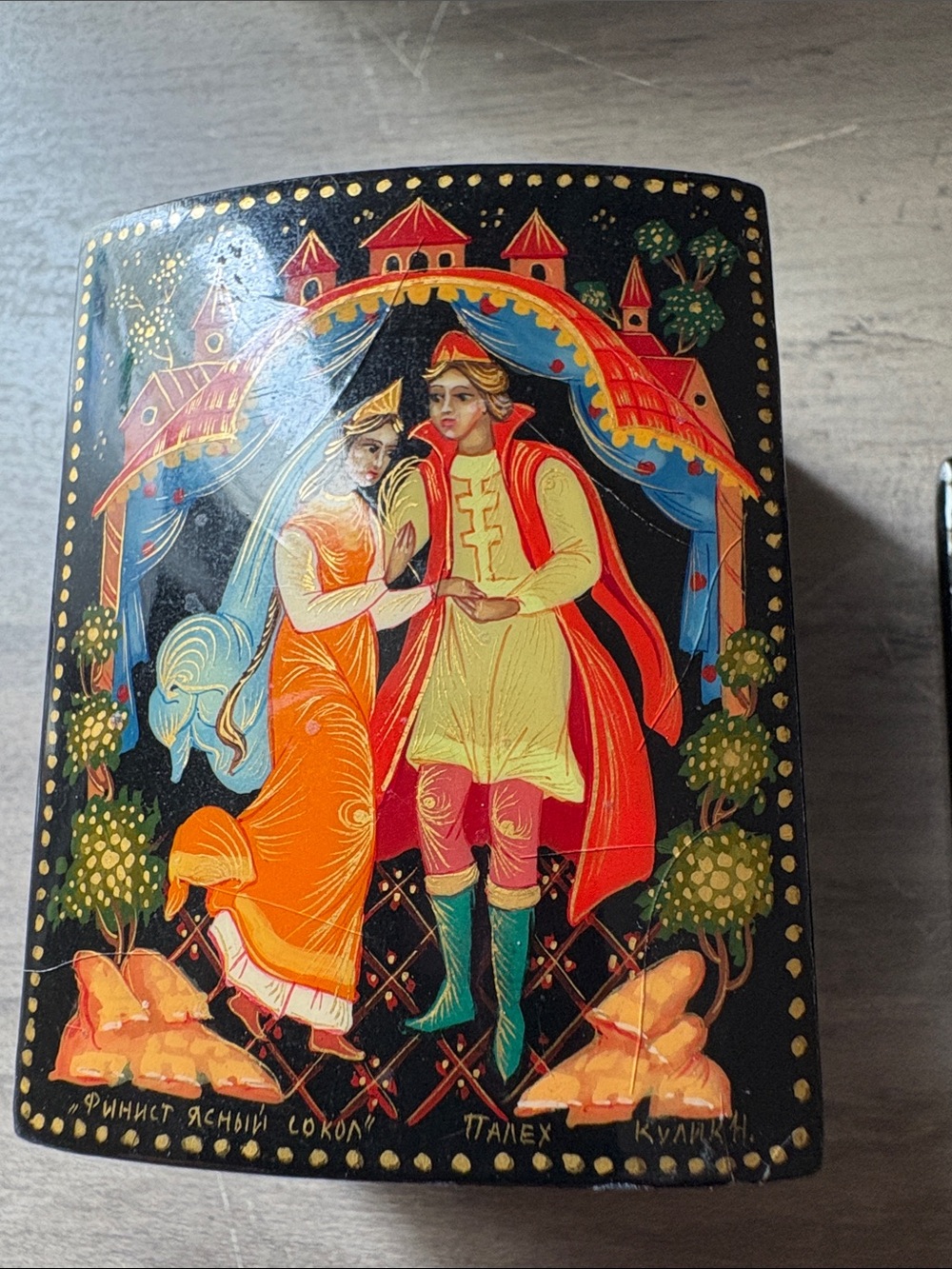 Matrioskas and Russian boxes hand-painted with lacquer - Picture 2 of 5